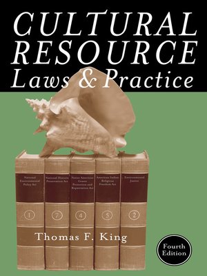 cover image of Cultural Resource Laws and Practice